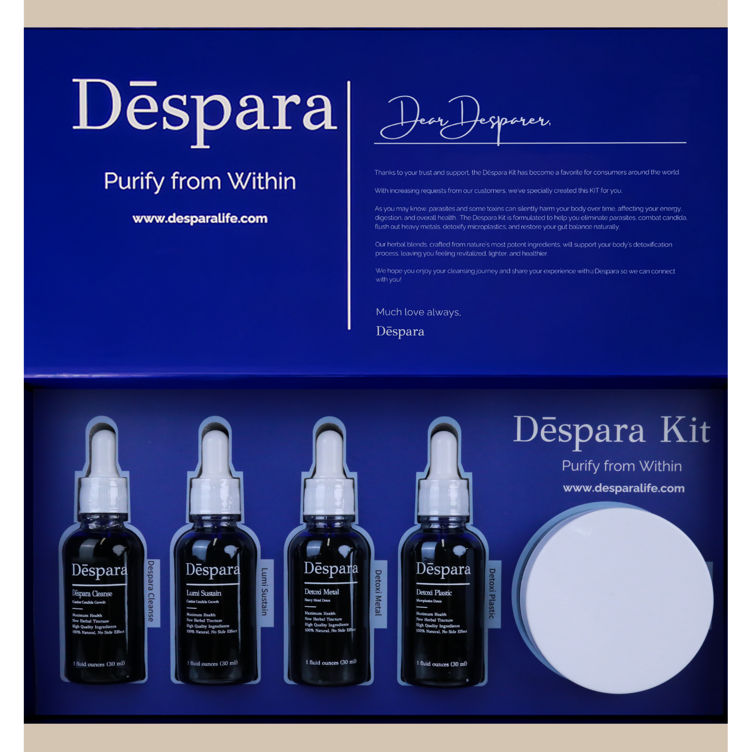 Dēspara Kit – Parasite & Detox Solution